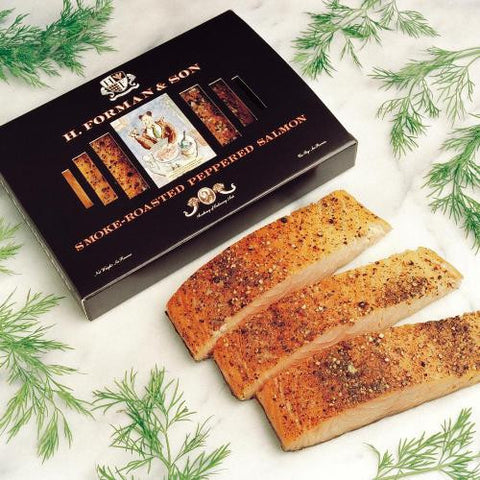 Hot-smoked Peppered Salmon